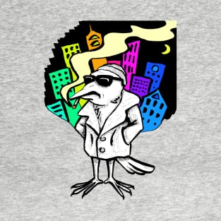 J. Indigo, Private I. (Multicolor Design) T-Shirt
